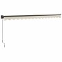 Toldo retráctil aluminio y tela color crema 4x3 m en Toldos | Comprar online en Foru.es