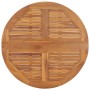 Mesa de comedor plegable para jardín madera de teca Ø90x75 cm en Mesas de jardín | Comprar online en Foru.es