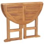 Mesa de comedor plegable para jardín madera de teca Ø90x75 cm en Mesas de jardín | Comprar online en Foru.es