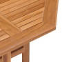 Mesa de comedor plegable para jardín madera de teca 90x90x75 cm en Mesas de jardín | Comprar online en Foru.es
