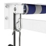 Toldo retráctil automático azul y blanco 5x3 m en Toldos | Comprar online en Foru.es