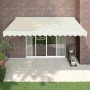 Toldo retráctil automático color crema 4x3 m en Toldos | Comprar online en Foru.es