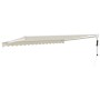 Toldo retráctil automático color crema 4x3 m en Toldos | Comprar online en Foru.es