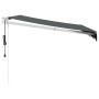 Toldo retráctil automático gris antracita 3,5x2,5 m en Toldos | Comprar online en Foru.es
