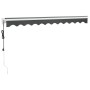 Toldo retráctil automático gris antracita 3,5x2,5 m en Toldos | Comprar online en Foru.es