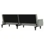 Sofá cama con reposabrazos terciopelo gris claro de vidaXL, Sofás - Ref: Foro24-351944, Precio: 299,62 €, Descuento: %