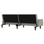 Sofá cama con reposabrazos terciopelo gris claro de vidaXL, Sofás - Ref: Foro24-351944, Precio: 303,17 €, Descuento: %