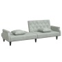 Sofá cama con reposabrazos terciopelo gris claro de vidaXL, Sofás - Ref: Foro24-351944, Precio: 303,17 €, Descuento: %