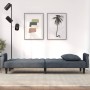 Sofá cama con reposabrazos terciopelo gris oscuro de vidaXL, Sofás - Ref: Foro24-351945, Precio: 320,70 €, Descuento: %