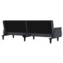 Sofá cama con reposabrazos terciopelo gris oscuro de vidaXL, Sofás - Ref: Foro24-351945, Precio: 320,70 €, Descuento: %