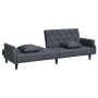 Sofá cama con reposabrazos terciopelo gris oscuro de vidaXL, Sofás - Ref: Foro24-351945, Precio: 320,70 €, Descuento: %