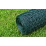 Alambrada galvanizada con revestimiento de PVC verde 25x1 m de vidaXL, Paneles de vallas - Ref: Foro24-140414, Precio: 41,79 ...