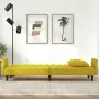 Sofá cama con reposabrazos terciopelo amarillo de vidaXL, Sofás - Ref: Foro24-351949, Precio: 279,62 €, Descuento: %