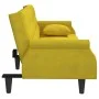 Sofá cama con reposabrazos terciopelo amarillo de vidaXL, Sofás - Ref: Foro24-351949, Precio: 279,62 €, Descuento: %