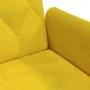 Sofá cama con reposabrazos terciopelo amarillo de vidaXL, Sofás - Ref: Foro24-351949, Precio: 279,62 €, Descuento: %