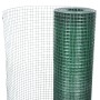 Malla de alambre de acero galvanizado verde 1x25 m de vidaXL, Paneles de vallas - Ref: Foro24-140440, Precio: 69,59 €, Descue...