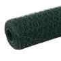 Alambrada de gallinero acero revestimiento PVC verde 25x1,2 m de vidaXL, Paneles de vallas - Ref: Foro24-143260, Precio: 46,3...