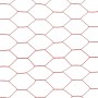 Alambrada de gallinero acero revestimiento PVC rojo 25x1,5 m de vidaXL, Paneles de vallas - Ref: Foro24-143315, Precio: 56,29...