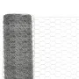 Chicken coop wire silver galvanized steel 25x1.5m by vidaXL, fence panels - Ref: Foro24-143321, Price: 64,55 €, Discount: %