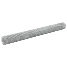 Silver Galvanized Steel Wire Mesh 10x1.5m by vidaXL, fence panels - Ref: Foro24-143614, Price: 47,83 €, Discount: %