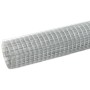 Malla de alambre de acero galvanizado plateada 10x1,5 m de vidaXL, Paneles de vallas - Ref: Foro24-143615, Precio: 44,32 €, D...