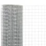 Malla de alambre de acero galvanizado plateada 10x1,5 m de vidaXL, Paneles de vallas - Ref: Foro24-143615, Precio: 43,54 €, D...