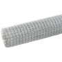 Malla de alambre de acero galvanizado plateada 25x0,5 m de vidaXL, Paneles de vallas - Ref: Foro24-143617, Precio: 35,05 €, D...