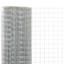 Alambrada de gallinero acero galvanizado plateado 25x1,5m de vidaXL, Paneles de vallas - Ref: Foro24-143621, Precio: 96,09 €,...