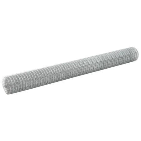 Galvanized silver chicken wire fence 25x1.5m by vidaXL, fence panels - Ref: Foro24-143622, Price: 99,60 €, Discount: %