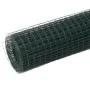 Hühnerdrahtzaun, Stahl, grüne PVC-Beschichtung, 10x0,5 m. von vidaXL, Zaunpaneele - Ref: Foro24-143624, Preis: 18,26 €, Rabat...