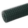 Grüner PVC-beschichteter Hühnerstalldraht aus Stahl, 10 x 0,5 m von vidaXL, Zaunpaneele - Ref: Foro24-143625, Preis: 23,69 €,...