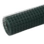 Alambrada de gallinero acero revestimiento PVC verde 10x0,5 m de vidaXL, Paneles de vallas - Ref: Foro24-143626, Precio: 20,2...