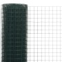 Alambrada de gallinero acero revestimiento PVC verde 10x0,5 m de vidaXL, Paneles de vallas - Ref: Foro24-143626, Precio: 20,2...