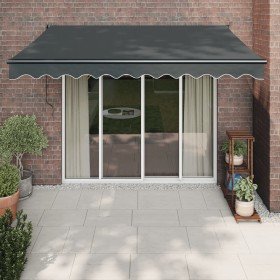 Toldo retráctil automático gris antracita 3x2,5 m en Toldos | Comprar online en Foru.es