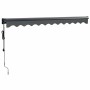 Toldo retráctil automático gris antracita 3,5x2,5 m en Toldos | Comprar online en Foru.es