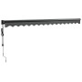 Toldo retráctil automático gris antracita 4,5x3 m en Toldos | Comprar online en Foru.es