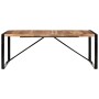 Mesa de comedor de madera maciza de sheesham 200x100x75 cm de vidaXL, Mesas de cocina y de comedor - Ref: Foro24-321543, Prec...