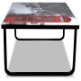 Mesa de centro superficie de vidrio estampado cabina telefónica de vidaXL, Mesas de centro - Ref: Foro24-241176, Precio: 59,1...