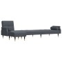Sofá cama en forma de L terciopelo gris oscuro 271x140x70 cm de vidaXL, Sofás - Ref: Foro24-3157222, Precio: 468,52 €, Descue...