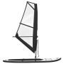 Tabla de paddle surf inflable con vela negro y blanco de vidaXL, Paddleboards - Ref: Foro24-92736, Precio: 531,31 €, Descuent...