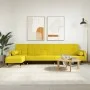 Sofá cama en forma de L terciopelo amarillo 271x140x70 cm de vidaXL, Sofás - Ref: Foro24-3157225, Precio: 471,97 €, Descuento: %