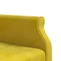 Sofá cama en forma de L terciopelo amarillo 271x140x70 cm de vidaXL, Sofás - Ref: Foro24-3157225, Precio: 471,97 €, Descuento: %
