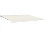 Toldo retráctil aluminio y tela color crema 4x3 m en Toldos | Comprar online en Foru.es