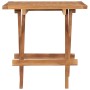 Mesa plegable de jardín madera maciza de teca 50x50x50 cm en Mesas de jardín | Comprar online en Foru.es