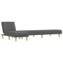 Sofá cama en forma de L tela gris oscuro 255x140x70 cm de vidaXL, Sofás - Ref: Foro24-3157236, Precio: 404,89 €, Descuento: %