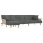 L-shaped dark gray fabric sofa bed 279x140x70 cm by vidaXL, Sofas - Ref: Foro24-3157239, Price: 443,85 €, Discount: %