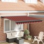 Toldo retráctil aluminio y tela naranja y marrón 3x2,5 m en Toldos | Comprar online en Foru.es