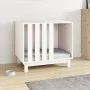 Caseta para perros madera maciza de pino blanco 70x50x62 cm de vidaXL, Casetas para perros - Ref: Foro24-822482, Precio: 103,...