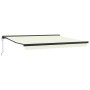 Toldo retráctil aluminio y tela color crema 4x3 m en Toldos | Comprar online en Foru.es
