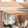 Toldo retráctil aluminio y tela blanco y amarillo 3x2,5 m en Toldos | Comprar online en Foru.es